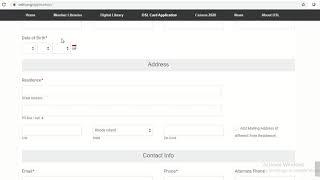 Online Library Card Application | April 2020