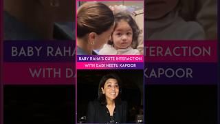 Raha Kapoor’s Cute Interaction With Dadi Neetu Kapoor At The Airport Wins Hearts; Video Goes Viral