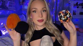 ASMR HALLOWEEN MIC SCRATCHING️4 WAYS 