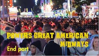 Powers Great American Midways | Mexican carnival | Great American Midways 2022 | USA Machan end part