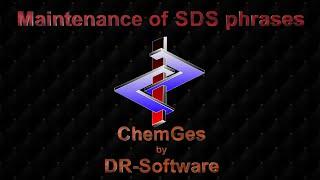 Maintenance of SDS phrases with ChemGes by DR-Software