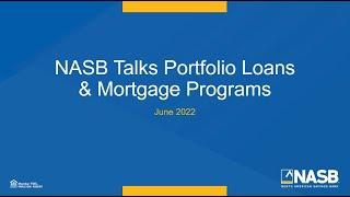 NASB Talks Portfolio Loans and Mortgage Programs