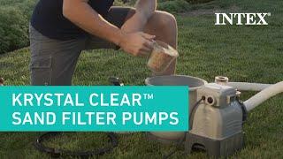 Intex® Krystal Clear™ Sand Filter Pumps