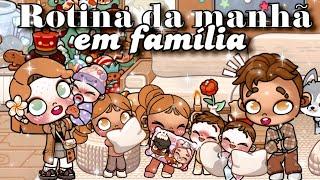 Rotina da manhã em família ️️/Avatar world/Rotinas e historinhas/Aesthetic/Dublado ️