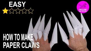 How to make Paper Claws \\Origami Network 折り紙