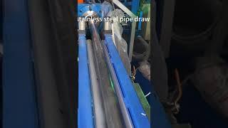 Manual stainless steel pipe drawing machine