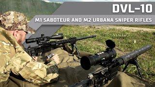 DVL-10 M1 Saboteur and M2 Urbana sniper rifles