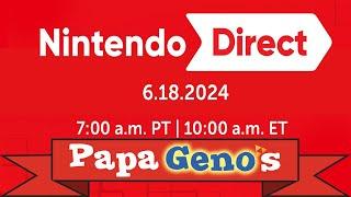 Nintendo Direct STREAM 6.18.2024