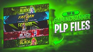 10 Gaming Banner Plp File | Download Banner Plp File For PUBG/BGMI  | Banner Templates Plp 2023