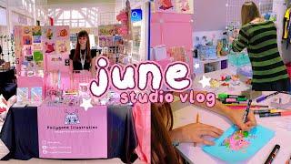  JUNE STUDIO VLOG  A Month in the Life of Running my Creative Small Business