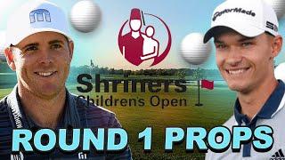 Round 1 PGA Props : 2023 Shriners Children's Open - Top Underdog Fantasy + Prize Picks Golf Props