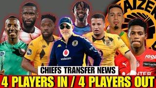 Kaizer Chiefs New Three Signings And Four Players Released (BREAKING NEWS)