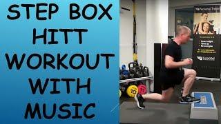 STEP BOX HIIT WORKOUT  WITH MUSIC