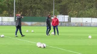 Die erste Trainingseinheit von Hannes Wolf | Training am 24.10.18 | #nurderHSV