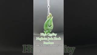 High Quality Jade Traditional Manaia Hook Pendant Necklace#jewelry #jade #gemstones #jadeite #gems