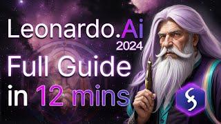 Leonardo AI - Tutorial for Beginners in 12 MINS!  [ FULL GUIDE 2024 ]