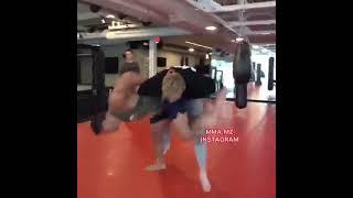 Logan Paul getting knocked out by Paulo Costa & Grappling #sport #short #LoganPaulb #PauloCosta #new