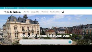 Le site de la ville de Tarbes évolue