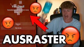 Ausraster nach Tod in der 0,5 Herzen Minecraft Challenge 