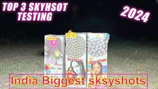 Rs 2000 wala Apollo and 3 skyshots testing | Biggest Skyshot | #diwali #fireworks #skyshot