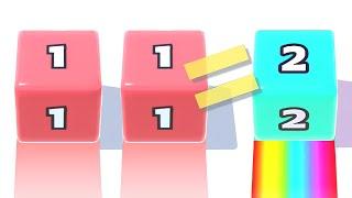 JELLY RUN 2048 — #1 CUBE: START FROM 1/2 AND 1 CUBE! (Gameplay*)