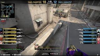 m0NESY with a 200IQ decoy trick on Dust2!