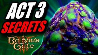 ALL Act 3 Secrets You May Have Missed in Baldur's Gate 3