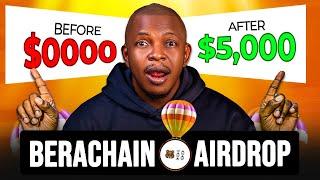 How to Make $5,000 from Berachain Testnet Airdrop in 10 minutes at Zero fee