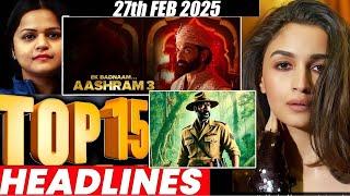 Top 15 Big News of Bollywood | 27th FEBURARY 2025 | Salman Khan , Akshay kumar ,Govinda