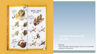 Chinese Restaurant Menus