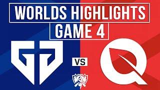 GEN vs FLY Highlights Game 4 | Worlds 2024 Quarterfinals | Gen.G vs FlyQuest