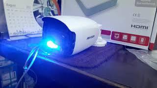 Hikvision Camera with Motion sensor and Alarm "Light & Sound"