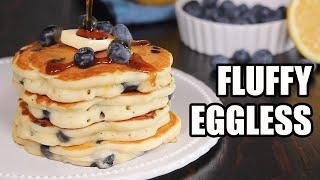 Fluffy Eggless Blueberry Pancakes | How Tasty Channel