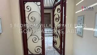 Golf Gardens, 5 BHK with Private Pool, Abu Dhabi UAE