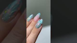 ‍️🫧 she was a mermaid  #nails #nailart #nailhacks #nailpolish