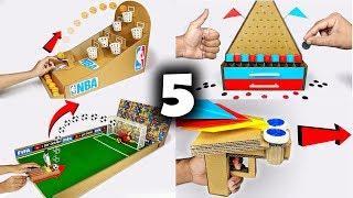 5 Amazing Cardboard Games Compilation