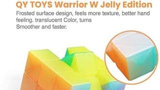 Discover the D-FantiX QY Toys Warrior W 3x3 Speed Cube: Jelly Pastel Edition – Smooth, Fast, and Fun