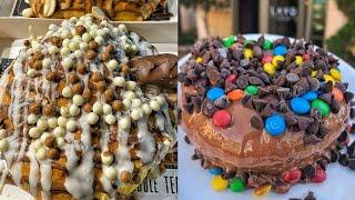 Amazing Nutella Waffle Dessert Cream Cake Decorating Ideas | So Tasty Chocolate Food Compilation