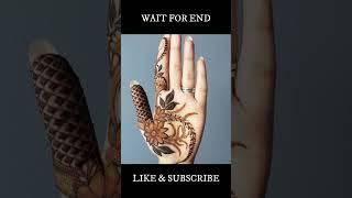 Trending New Beautiful Mehndi Design for hands #mehndi #youtubeshorts