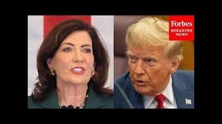 FULL REMARKS: New York Gov. Kathy Hochul Responds To Trump Victory, 2024 Congressional Results