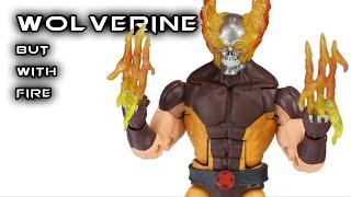 Marvel Legends WEAPON OF VENGEANCE Wolverine Ghost Rider Action Figure Review