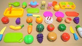 おままごとあそびセット 西松屋/Colorful Sliceable Toy Food Set! From Nishimatsuya