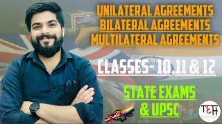 Meaning of Unilateral Bilateral and Multilateral Payments or Agreement in Economics | Exams | UPSC