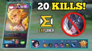 20 KILLS!‼️ ZHUXIN EXP LANE IS BROKEN! | ZHUXIN VS. ALPHA -MLBB