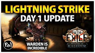 Lightning Strike Warden Day 1 Update + F.A.Q | Tinctures GOOD, Shock Node Meh