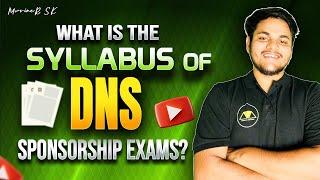 What is the syllabus of DNS Sponsorship Exams? | Merchant Navy | Mariner Sk