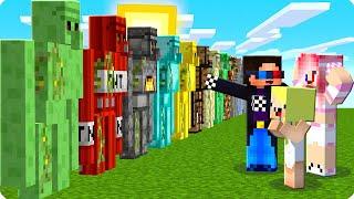 МЫ НАШЛИ 50 РЕДКИХ ЖЕЛЕЗНЫХ ГОЛЕМОВ В МАЙНКРАФТ! ШЕДИ ЛЕСКА И НУБИК MINECRAFT