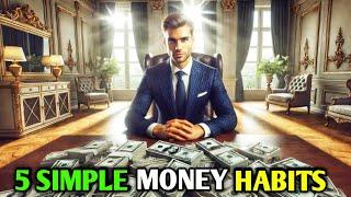 "5 Money Habits the Wealthy Swear By (Start Today!)" #financialfreedom #makemoneyonline #cashflow