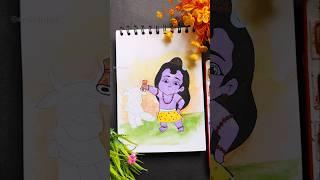 Cute Shiv ji and Cute Nandi ji tandav ️🪻 shiv Nandi drawing #drawing #cute #viralreels #trend
