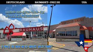 Baumarkt-Preise im Vergleich | Bauhaus vs Home Depot